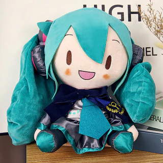 Kawaii H atsune Miku ยัดไส้ของเล่น ตุ๊กตาหมอนตกแต่งบ้านวันเกิดของขวัญคริสต์มาส Miku ของเล่นตุ๊กตา H atsune Miku ตุ๊กตา