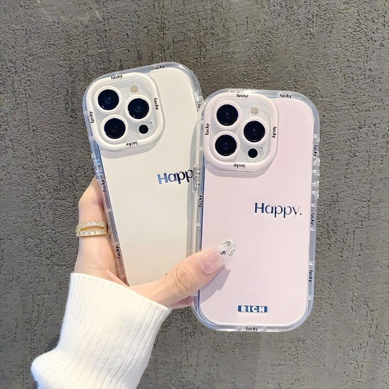INS เคสไอโฟน 11 For iPhone 13 15 11 Pro Max Soft Case iPhone XR XS Max 6S 8 7 Plus 12 13 14 Pro Max เคสทรศัพท์ เคสใส