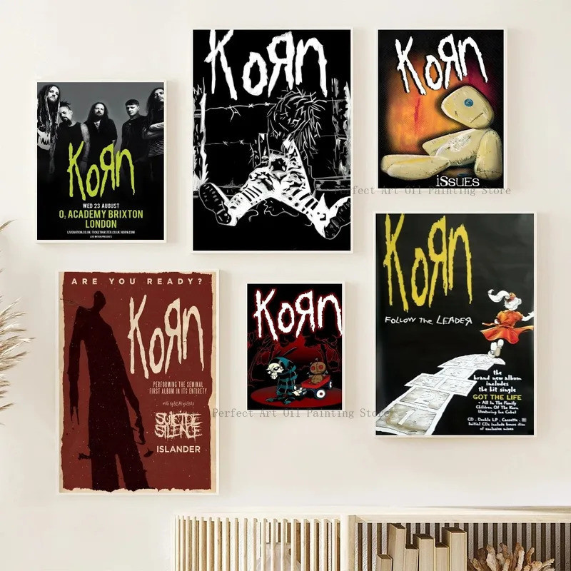 โปสเตอร์เพลงวงดนตรีหินกร 1 ชิ้น ภาพวาดตกแต่งบ้าน