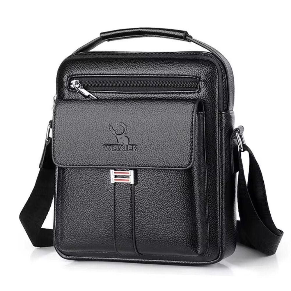 CONFIANZA Business Man Messenger Bag,หลายกระเป๋าสีทึบผู้ชายCrossbodyไหล่กระเป๋า,กระเป๋าถือคุณภาพสูงของแท้หนังขนาดใหญ่ความจุFanny Pack