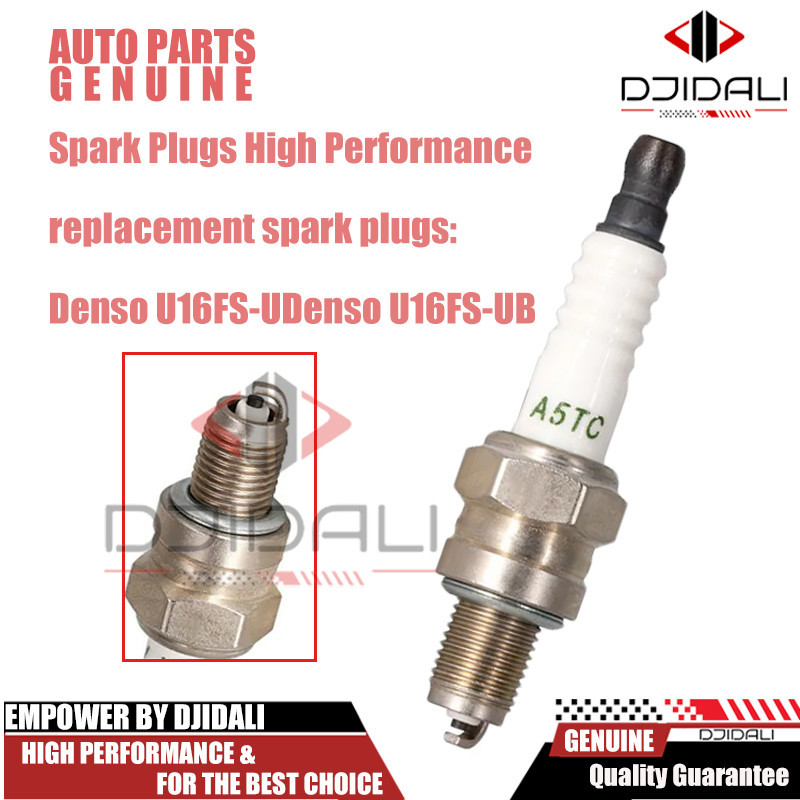 หัวเทียน 1 ชิ้นประสิทธิภาพสูง A5TC เปลี่ยนสําหรับ Denso U16FS-U/U16FS-UB