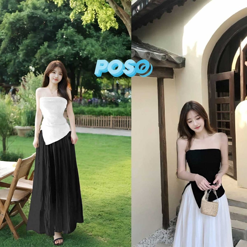 เสื้อเกาะอกสีพื้นผู้หญิง แฟชั่นใหม่สุดฮิต ดีไซน์ทรงสวยทันสมัย