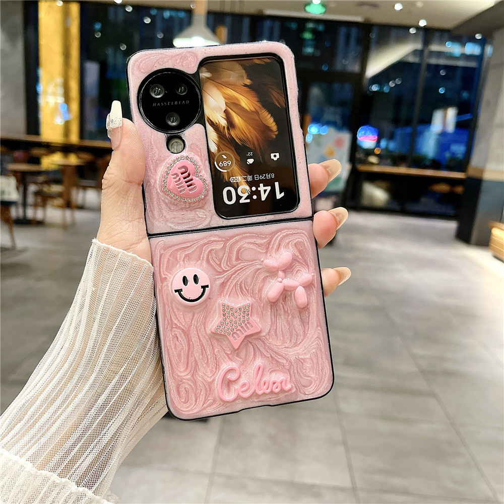 บอลลูนสุนัขสไตล์ Hard Case สําหรับ OPPO Find N2/N3 Flip Case หยดกาวกระบวนการกันกระแทกโทรศัพท์กลับน่ารักกรณีฝาครอบ ราคา ถูกที่สุด ดีลบีเคเค แกลเลอรีภาพที่ 5