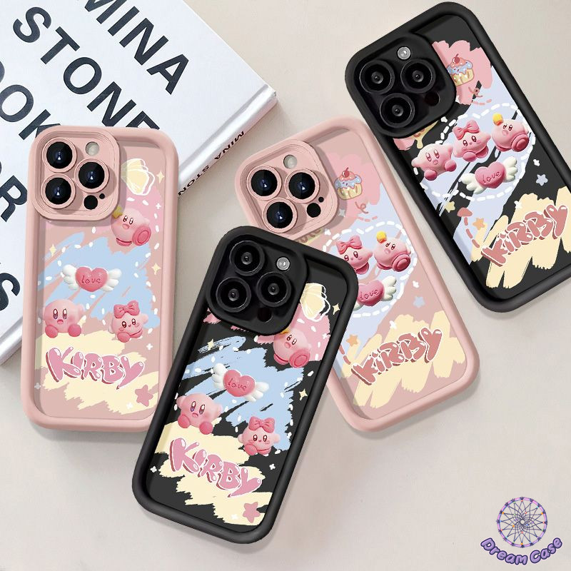 การ์ตูนตลกเคอร์บี้อ่อน Tpu สำหรับ Realme C53 C55 C11 C51 C30 C12 C35 C20 C21 C15 6i 5 7i 11 8i C67 C25 C25Y