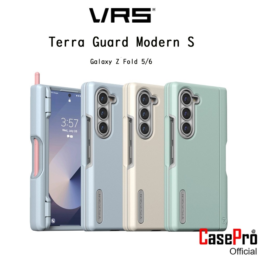 VRS Design Terra Guard Modern S เคสกันกระแทกรองรับS-Penเกรดพรีเมี่ยมจากเกาหลี เคสสำหรับ Galaxy Z Fol