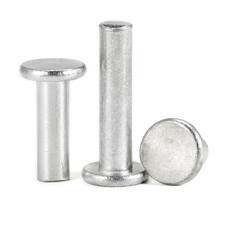 [FWM] GB109 หมุดอลูมิเนียมหัวกลมแบน M2M3M4M5M6M8 หมวกแบนหมุดแข็ง Hand-Percussion Willow Nails Mao Na