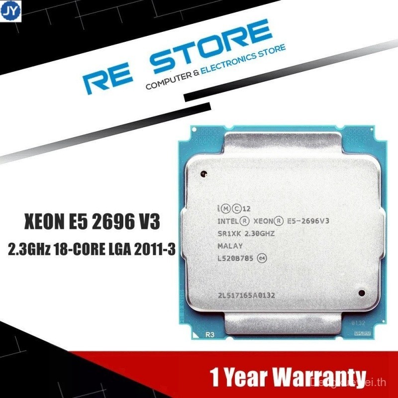 [พร้อมส่ง] Intel Xeon E5 2696v3 E5 2696 V3 18คอร์ sr1xk ประมวลผล2.3ghz ดีกว่า LGA 2011-3 CPU