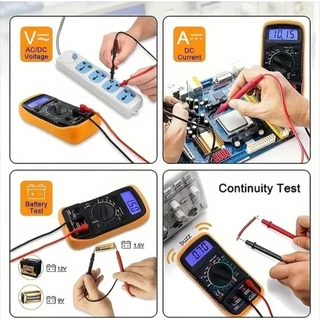 Multimeter XL830L（เเบตตรี่อยู่ในตัว）เครื่องวัดแรงดันไฟ วัดกระแสไฟ วัดค่าความต้านทาน วัดทรานซิสเตอร์