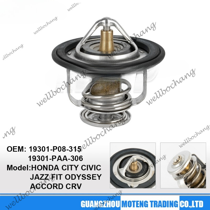 19301-PAA-306 Thermostat Engine Coolant 78°C สําหรับ HONDA ACCORD S84 CR-V S10 CIVIC S04 S5A CITY 19
