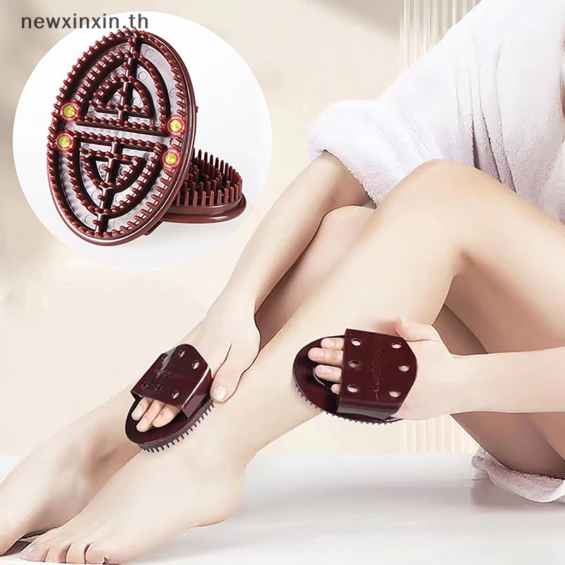 ^N^ Tpu Meridian แปรงนวดหลอดเลือดดํา Stovepipe Slimming เสริมภูมิคุ้มกัน Rivet แปรง Body Massager Guasha เครื่องมือของขวัญสุขภาพร่างกาย {T}