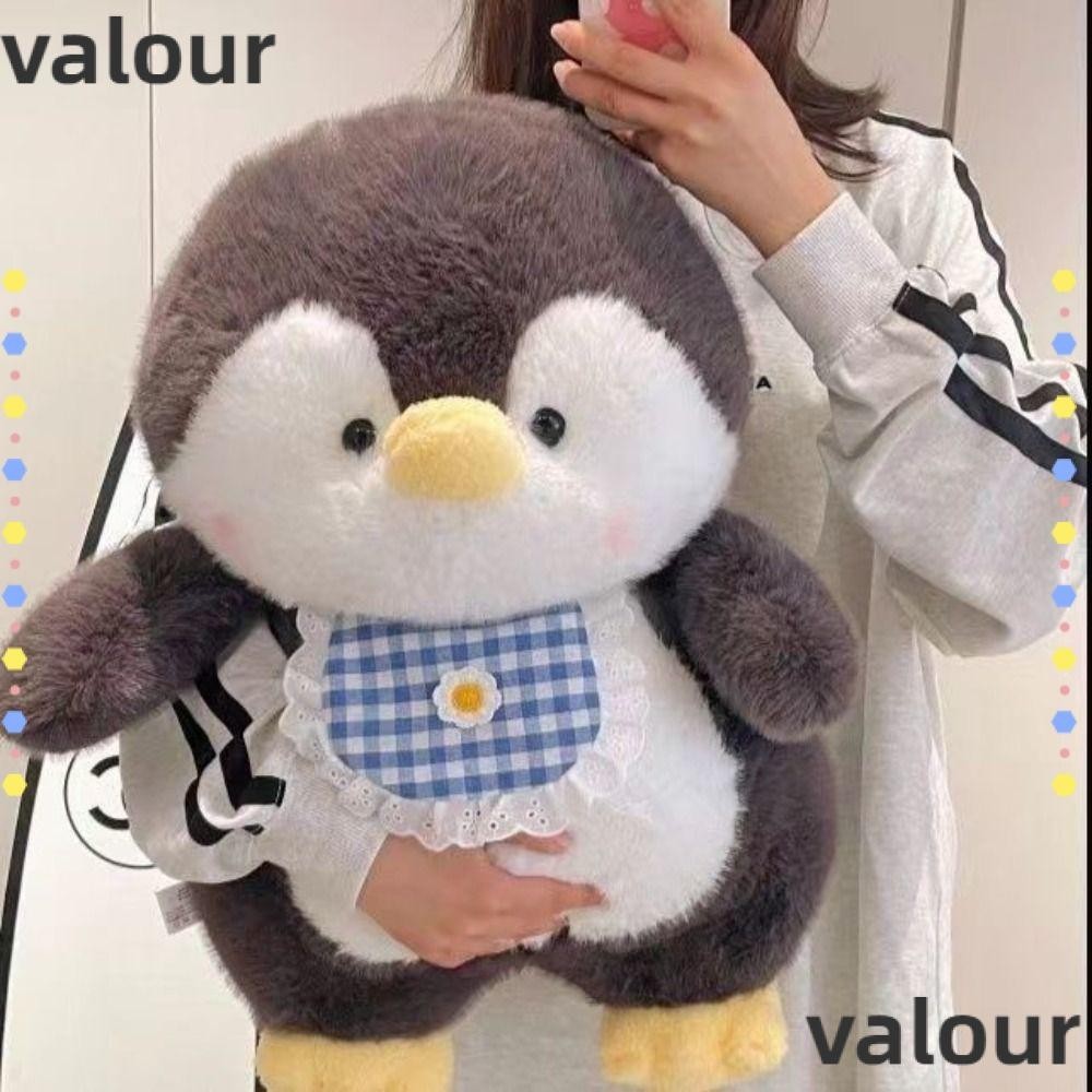 Valour ของเล่นเพนกวินน่ารัก,ตุ๊กตาสัตว์ยัดไส้ปุยนุ่ม,ของขวัญเด็กน่ารัก 40 ซม.ตุ๊กตา Plushies ตุ๊กตา