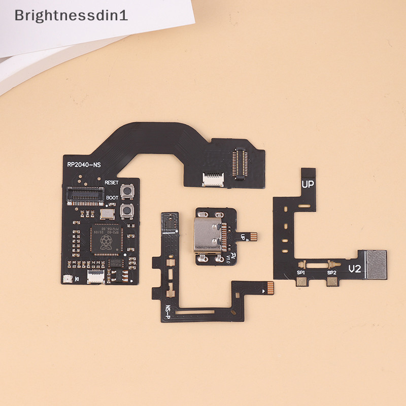 [Brightnessdin1] เหมาะสําหรับอุปกรณ์เสริมคอนโซลเกม Rp2040 NS OLED Lite OLED V6 สายผ้าพันคอ V2 สาย Bo