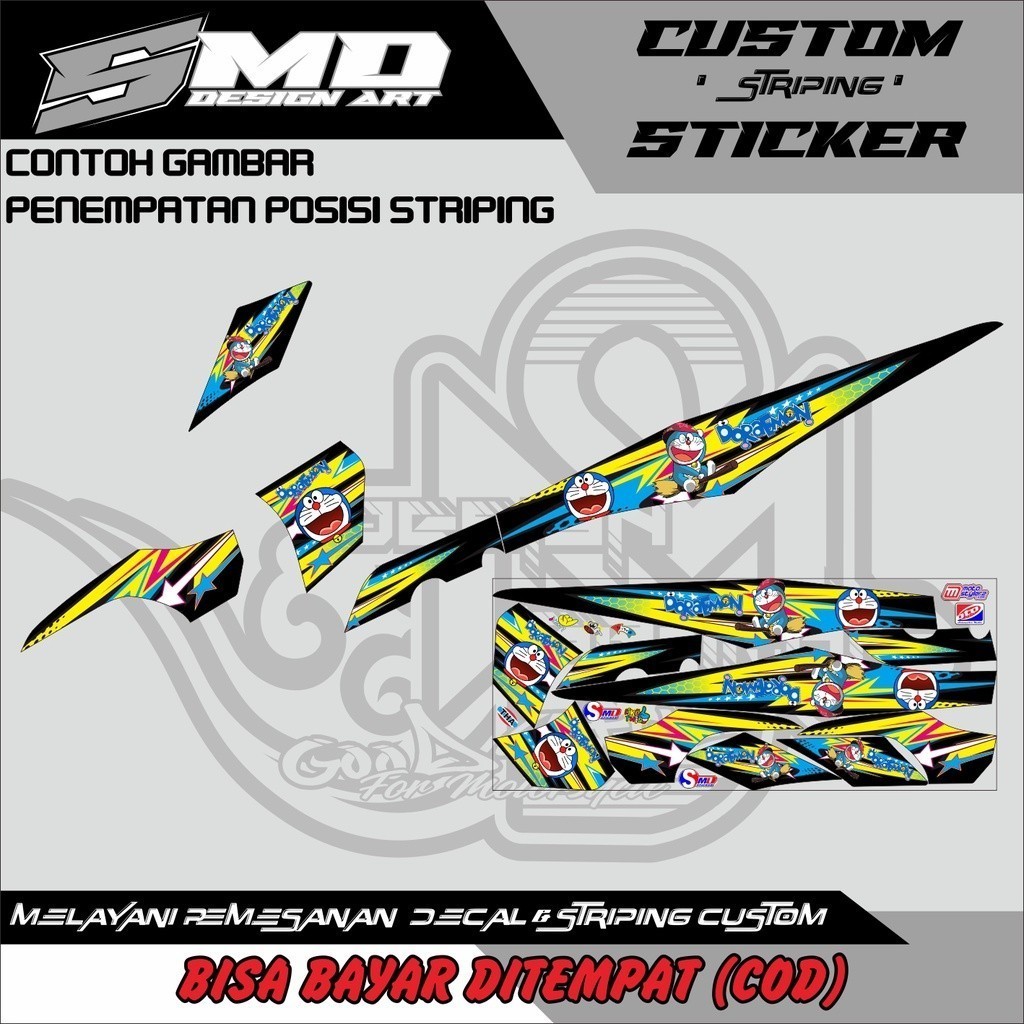 COOL JUPITER Z ROBOT/Z1 DORAEMON RACING หลากหลายแถบ