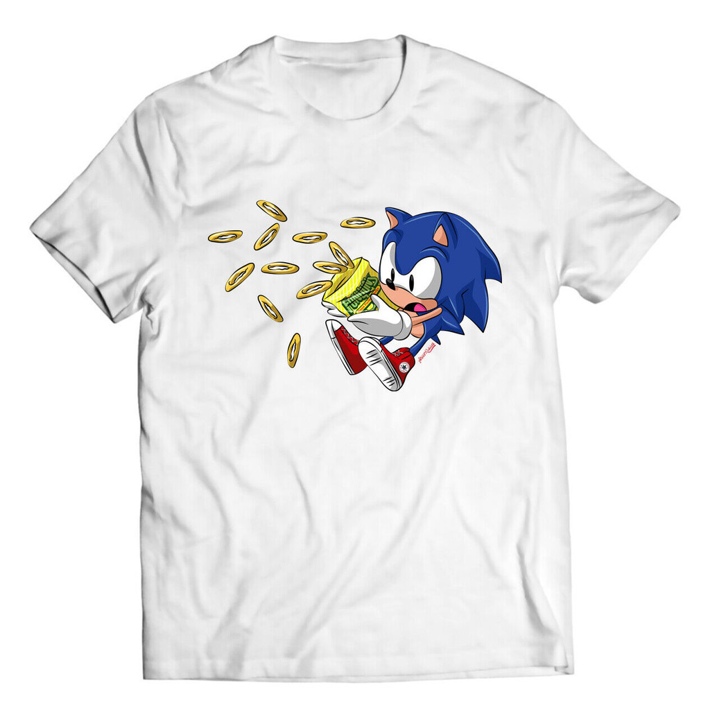 เสื้อยืด Sonic The Hedgehog Funyuns - วิดีโอเกมชิปตลกสุดเท่สําหรับเขา