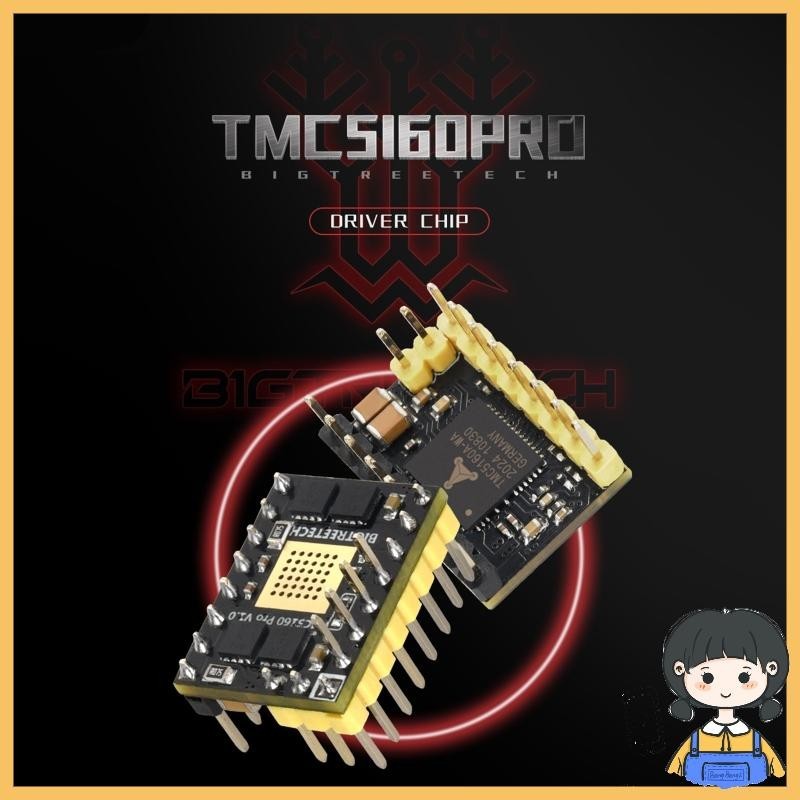 Bang BIGTREETECH TMC5160 สําหรับ Pro V1 1 Stepper Motor Driver TMC5160 อัพเกรดไดร์เวอร์ 3D เครื่องพิ
