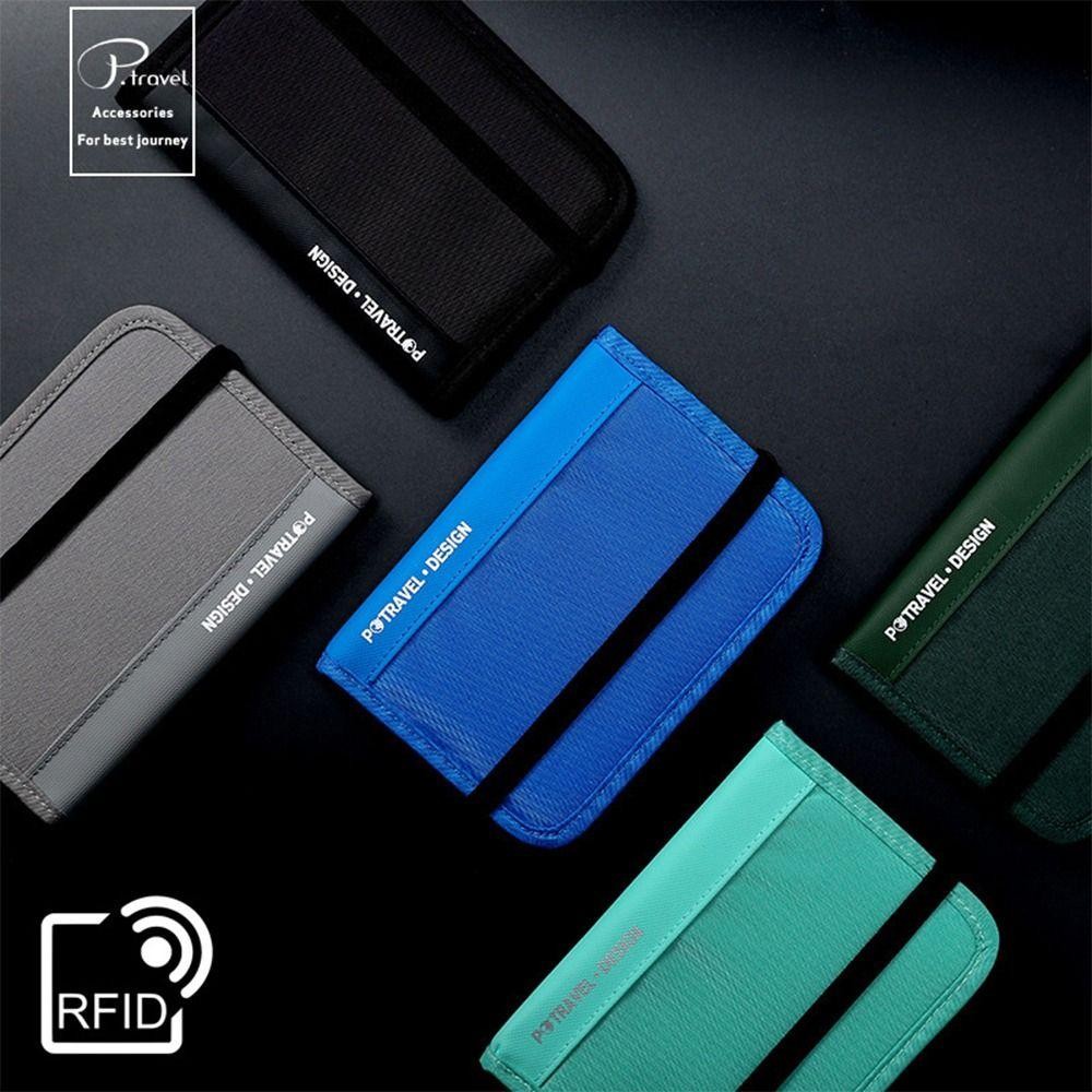 UUMIR กระเป๋าพาสปอร์ต, กระเป๋าใบรับรอง RFID หลากสี, กระเป๋าใส่โทรศัพท์รักษาความปลอดภัย, กระเป๋าเก็บของสําหรับเดินทางป้องกันการโจรกรรมส่วนบุคคล, ทริปเ