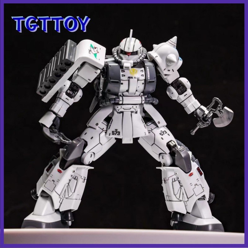 Xingdong White Wolf GTO Zhaku 2 Matsunaga Real Gundam HG1:144ฟรีโมเดลประกอบสติกเกอร์น้ำหมาป่าขาว Gundam
