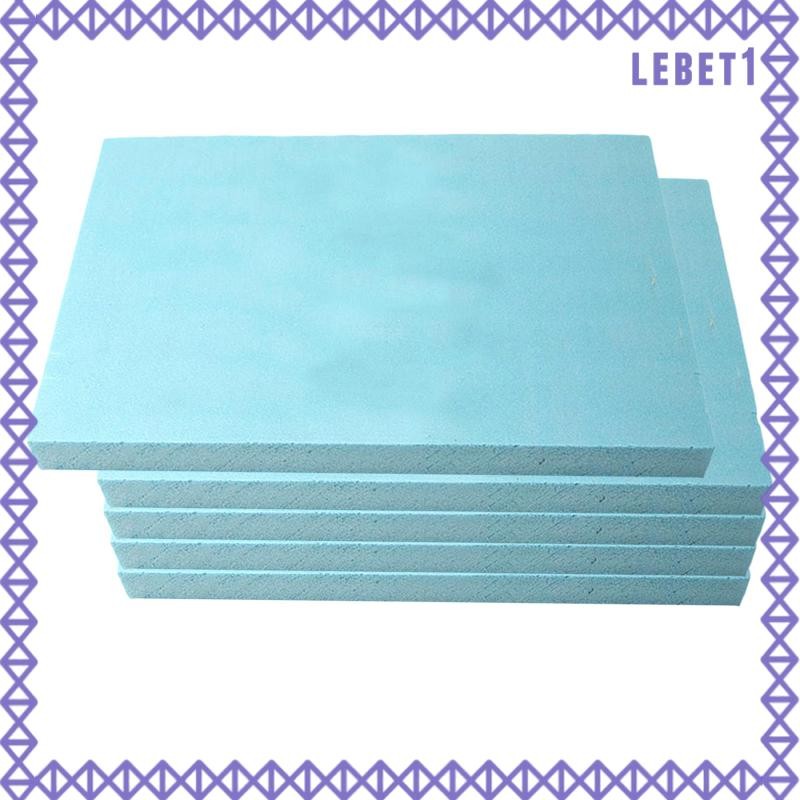 [Lebet] 5 ชิ้นแผ่นโฟมแผ่นแผ่นโฟมบอร์ดสีฟ้า 30x20x2 ซม.สีฟ้า
