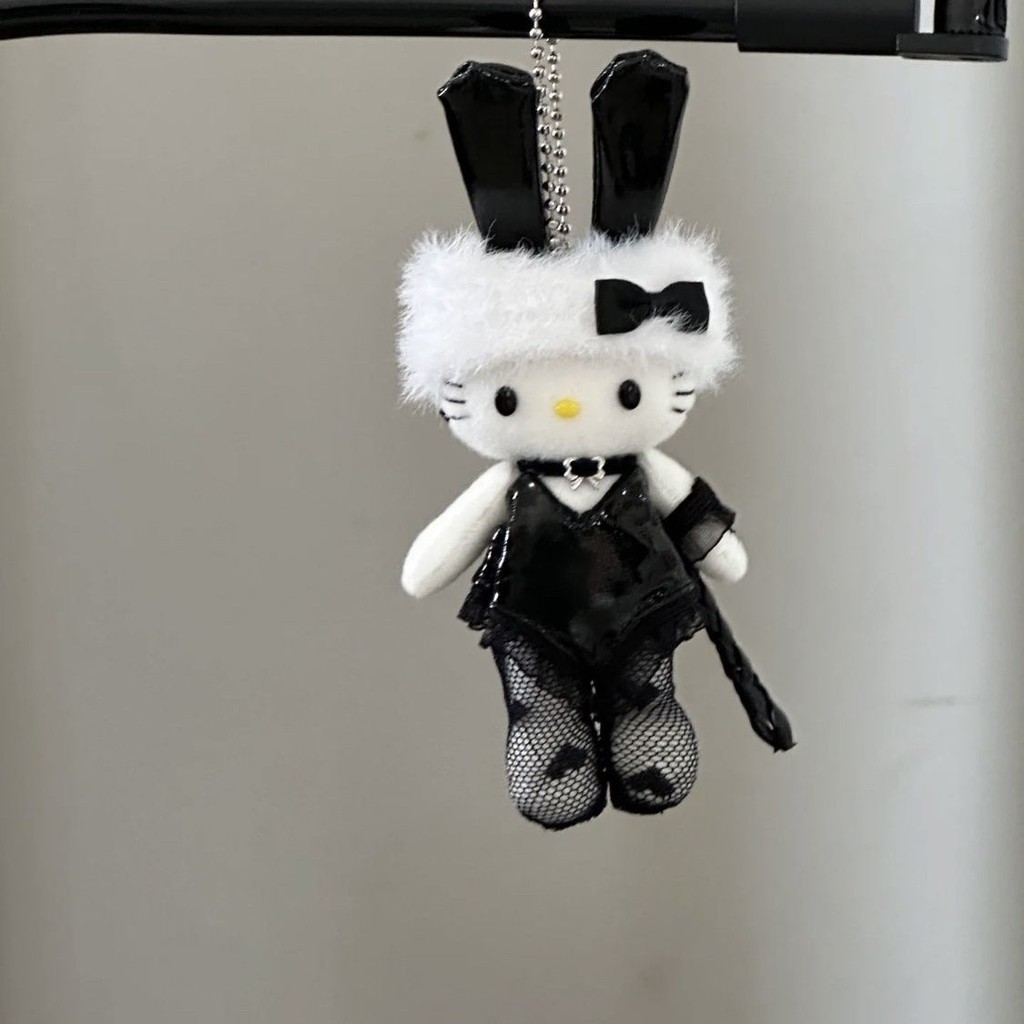 Hello kitty จี้ห้อยกระเป๋า สาวกระต่ายยุคกลางหวานเย็นตุ๊กตาอุปกรณ์เสริมตุ๊กตาถุงน่องจี้ G824 สาวของขวัญ