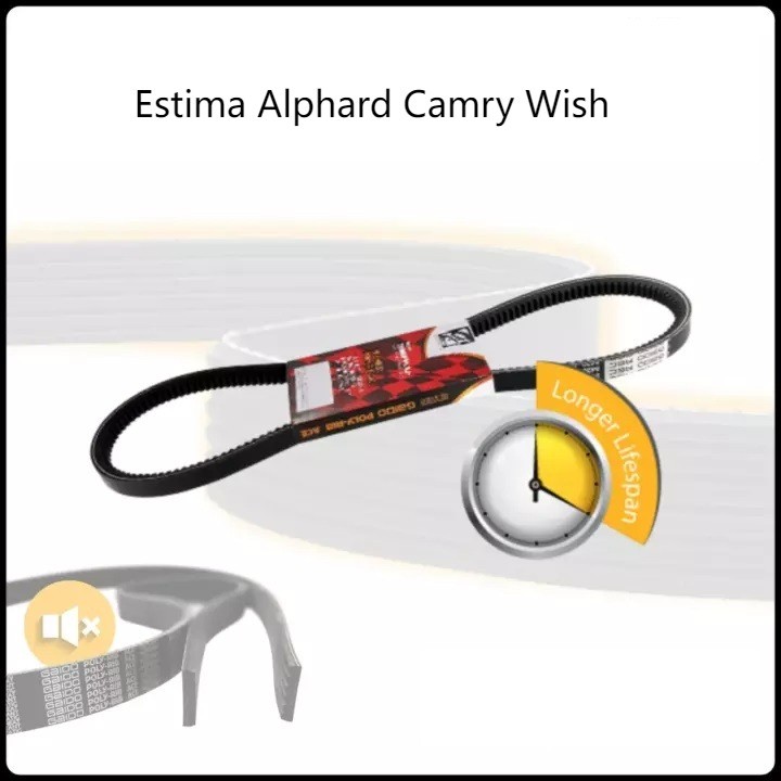 สายพานพัดลม Gaido - Estima Alphard Camry Wish ( 7PK1905 7PK1910 7PK1915 7PK1920 7PK1925 7PK1930 7PK1