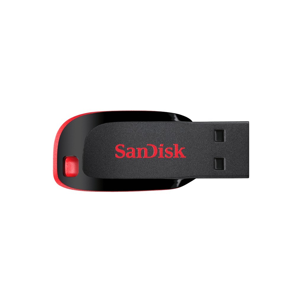 SANDISK แฟลชไดร์ FlashDrive Cruzer BLADE 32GB (Blue) USB2.0 แฟลชไดร์ฟ ของแทั ประกัน Synnex (SDCZ50)