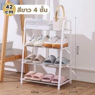 ราคาถูก ชั้นวางรองเท้ามินิมอล ชัันวางรองเท้า 4/5ชั้น ชั้นรองเท้าแบบโครงเหล็ก ประกอบง่าย น้ำหนักเบา มีขนาด 42/58cm