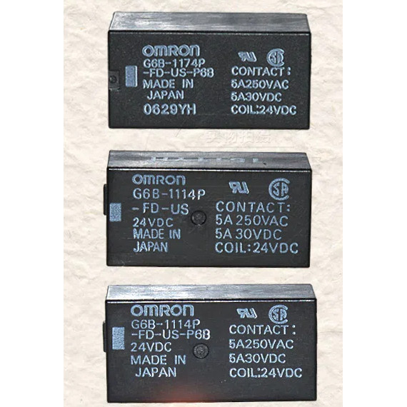 OMRON โมดูลรีเลย์ G6B-1114P-FD-US-P6BG6B-1174P-FD-US-P6B DC24
