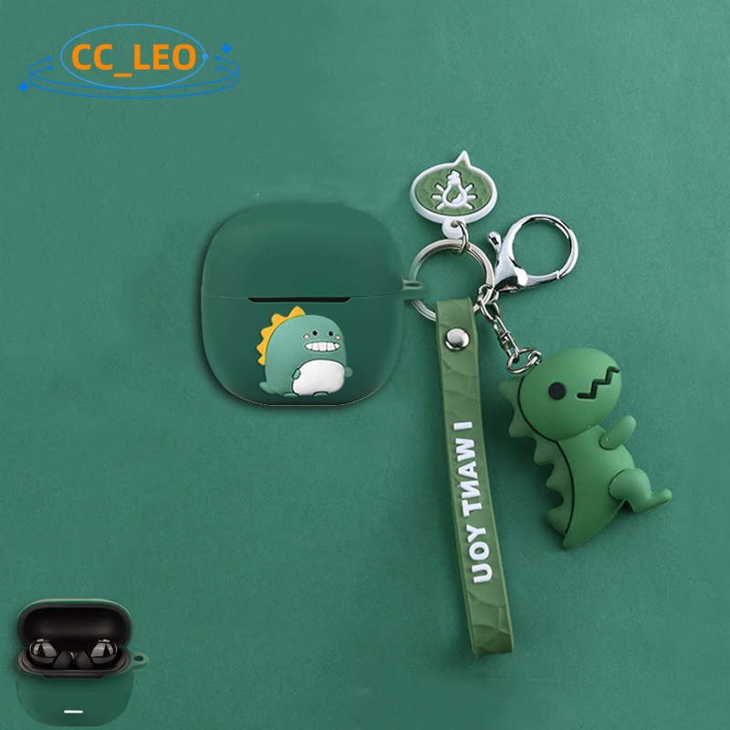 For Redmi Buds 6 Lite Case Cute Dinosaur Cartoon Piggy Keychain Pendant Redmi Buds 6 Lite Silicone S