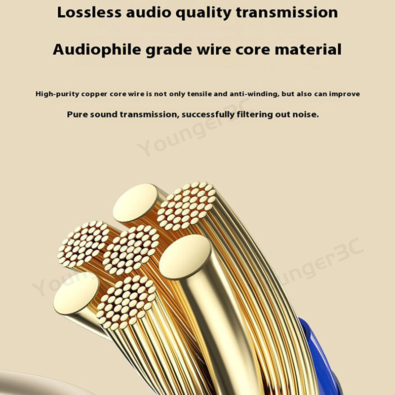Made สําหรับ Sleep In Ear หูฟังพร้อมไมโครโฟนซิลิโคนอ่อนนุ่ม Sleeping แบบมีสาย ControlHeadset ประเภท C 3.5 มม.HiFi Heavy Bass หูฟังเสียง