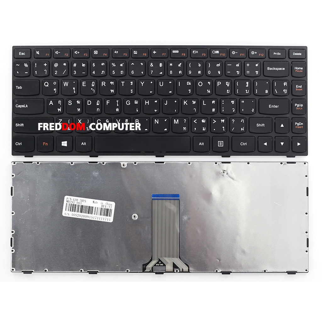 คีย์บอร์ด Lenovo G40-70 G41-35 G40-75 G40-80 G40-30 G40-45 B40-70 B40-30 B40-45 Z40-70 Z40-75 / G403