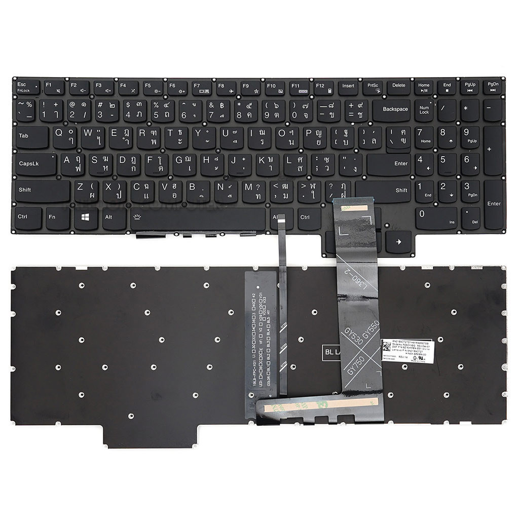 คีย์บอร์ดโน๊ตบุ๊ค LENOVO Ideapad GAMING 3 15ACH6 Legion 5 15ARH05 KEYBOARD