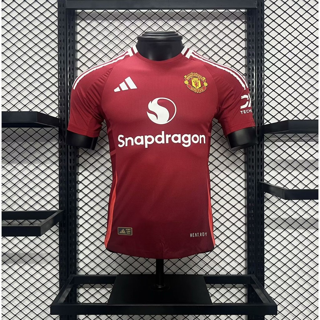 [Player Version] 2425 เสื้อฟุตบอลทีมแมนเชสเตอร์ยูไนเต็ดเสื้อยืดท็อป AAA+