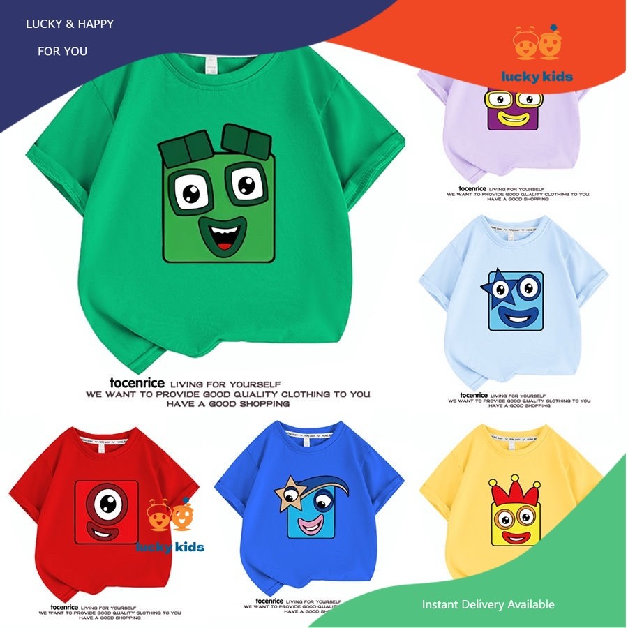 (จัดส่งเร็ว ๆ นี้)เสื้อยืดผ้าฝ้ายสำหรับเด็ก Numberblock-9 มีความยืดหยุ่นไม่เสียรูปง่ายไม่ซีดจาง นุ่มและระบายอากาศ