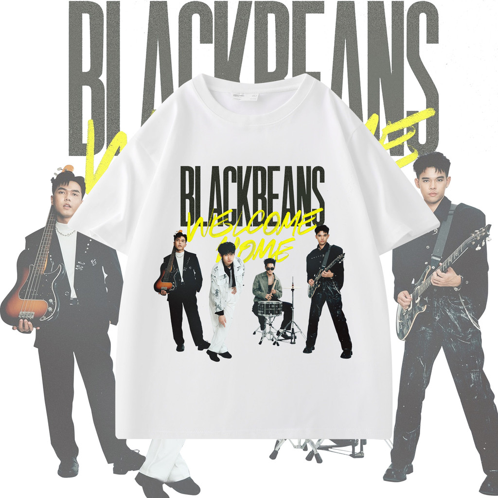 Blackbeans Welcome Home เสื้อยืดวงป๊อป วงแฟนเสื้อยืด Top Cotton