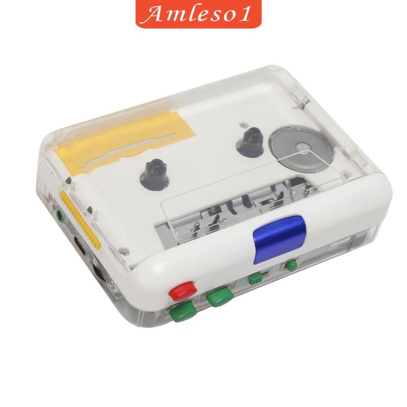 [Amleso1] เครื่องเล่นเทปคาสเซ็ตส่วนบุคคล MP3/CD Audio MP3 Converter USB เครื่องเล่นเทปเทปคาสเซ็ต