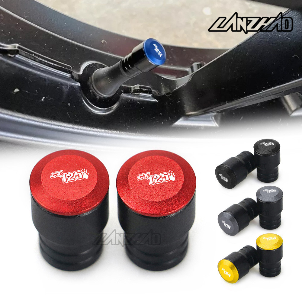 สําหรับ HONDA CT125 Trail 125 CNC ยางวาล์ว Stem ล้อ Core Caps