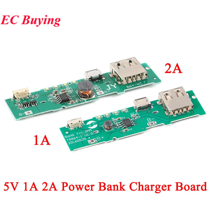 5v 1A 2A Power Bank Charger โมดูลชาร์จแผงวงจร Step Up Boost โมดูลสําหรับ Xiao-/mi Mobile Power Bank 