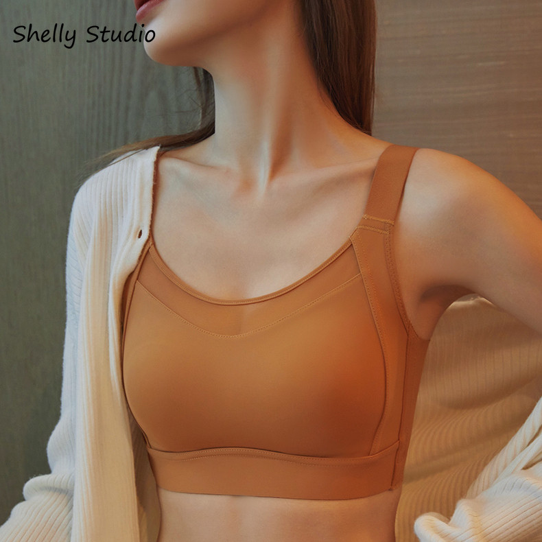 M-3xl ชุดชั้นในแบบไม่มีรอยต่อผู้หญิงรองรับด้านบนเสริมเต้านม Anti-sagging Tube Top กระต่ายหูถ้วยขนาดใหญ่ Bra