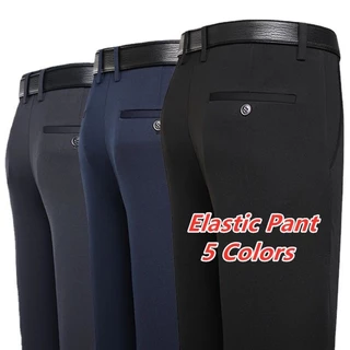 【Local Delivery】Ceo กางเกงผู ้ ชายธุรกิจกางเกงอย ่ างเป ็ นทางการ OfficeTrousers ตรงหลวมสีดํายาวกางเกงลําลองขนาดใหญ ่ 28-40