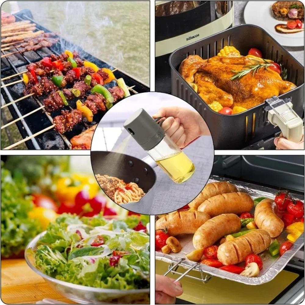 ขวดควบคุมน้ํามันในครัว โมลิฮา, ขวดสเปรย์น้ํามันความจุขนาดใหญ่แก้ว, ทนทาน 250มล ครัวเรือน ทําให้เป็นละออง สถานะ น้ํามัน เครื่องพ่นสารเคมี นาย สําหรับสลัดหม้อทอดอากาศ - รูปที่ 3