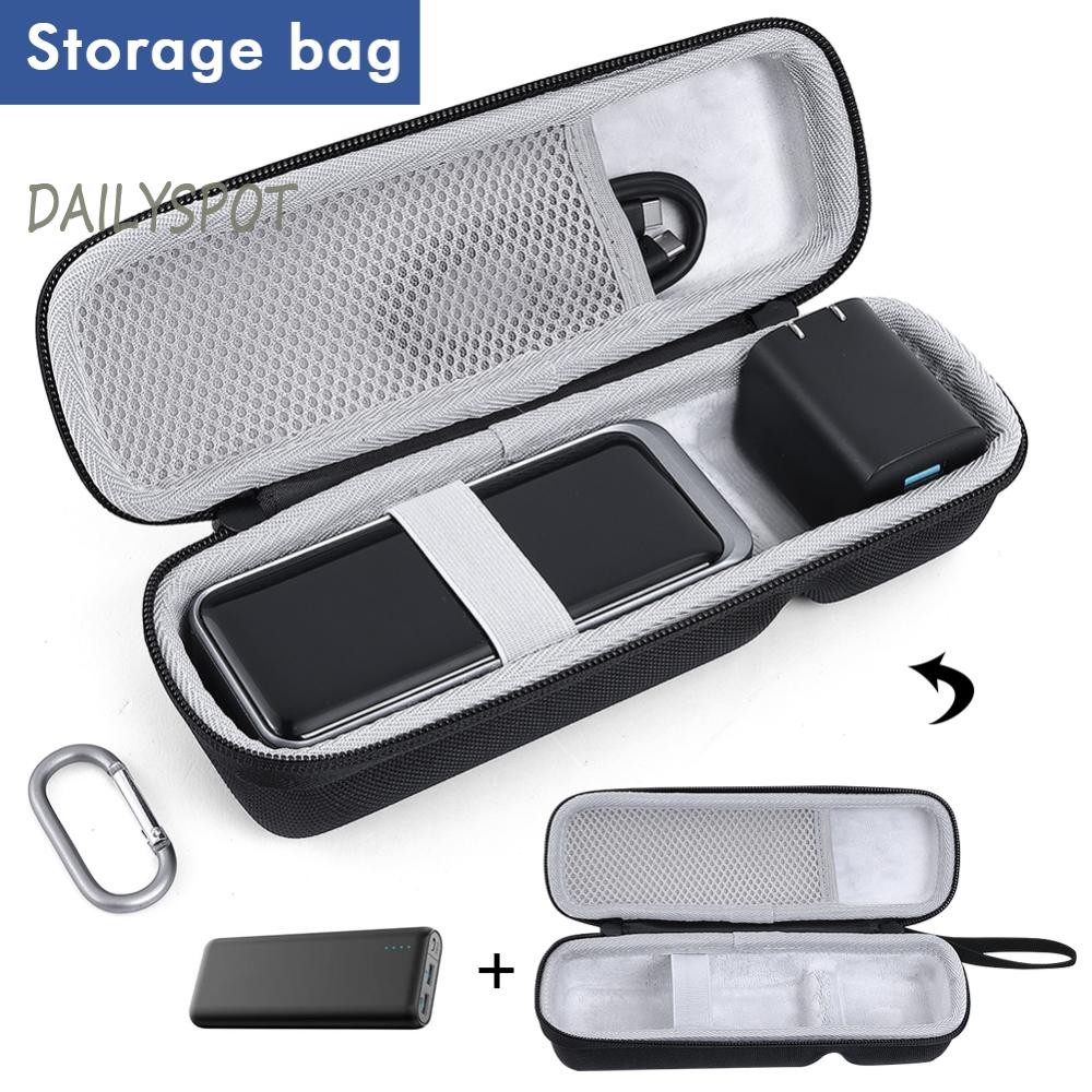 กระเป๋าพกพา EVA เคสแข็งป้องกันสําหรับ Anker Prime Power Bank 12000mAh 130W & Charger กันกระแทก Anti-scratch Hard Travel Case [dailyspot.th]