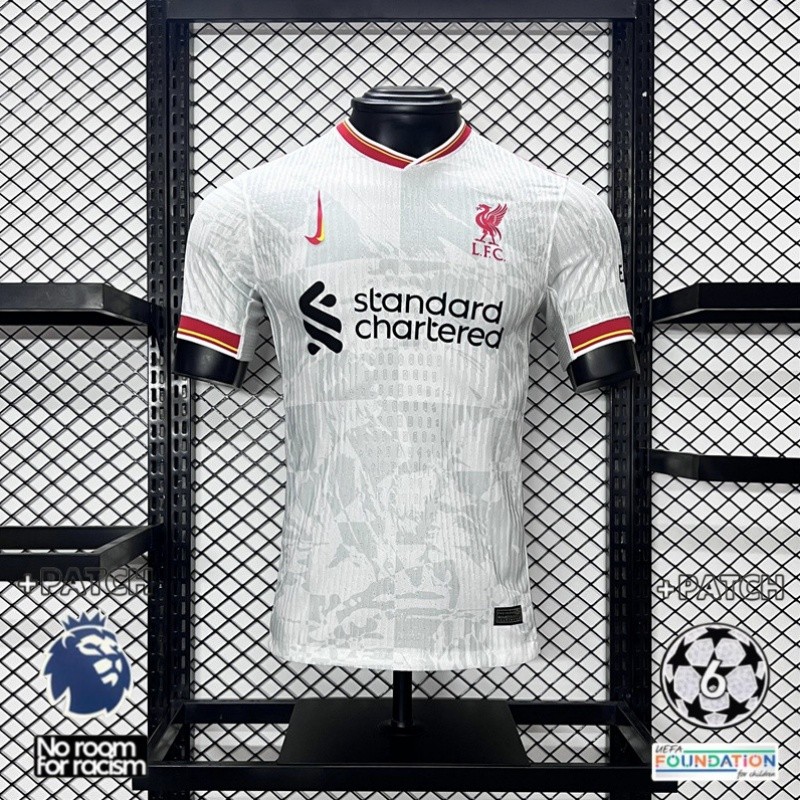 Player Issue 24/25 Liverpool 3rd Football Jersey and T-shirt S-2XL,สามารถเพิ่มชื่อและหมายเลขของคุณได้
