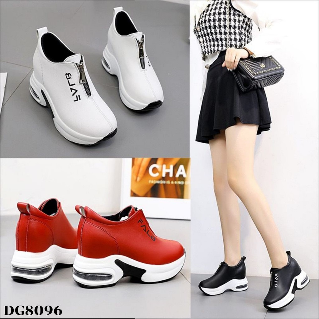 PRF รองเท้าเวดจ์แฟชั่นเกาหลี DG8096