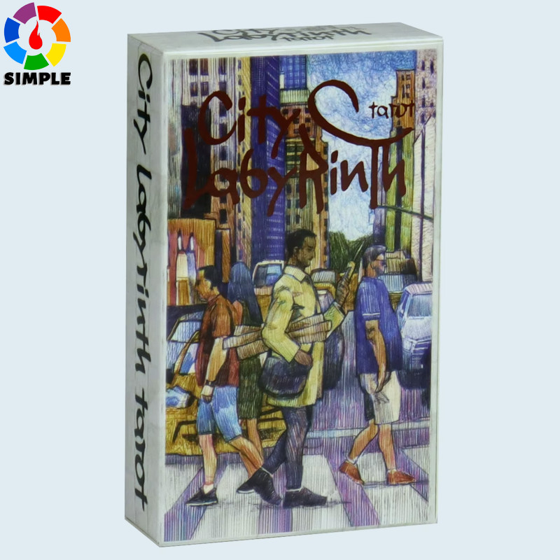 City Labyrinth Tarot Deck Cards is about life in New York in the early 2000s. 10.3x6CM Fortune Telling Divination Tarot Cards