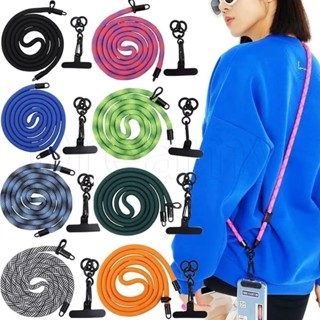 เชือกคล้องโทรศัพท์แบบปรับได้ 120 ซม. - สายคล้องคอและข้อมือสา…