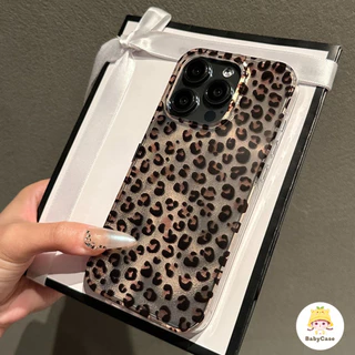 พิมพ์เสือดาวแฟชั่นนุ่ม เคสIPhone 11 13 15 Pro Max 7 8 Plus 14 12 Pro Max 14 11 12 Pro XR XS MAX X SE 14 Plus