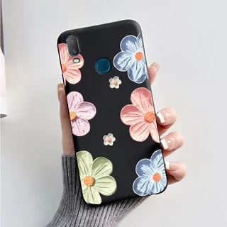สําหรับvivo Y11 2019 Y12 Y15 Y17 1904 เคสโทรศัพท์TPUซิลิโคนสวยผีเสื้อทาสีปลอกสําหรับVivo Y11 1906 Softกันชน