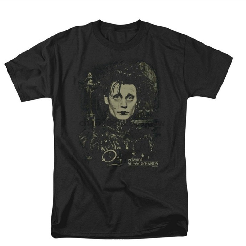 เสื้อยืดผู้ใหญ่ ธีม Edward Scissorhands แฟนตาซี