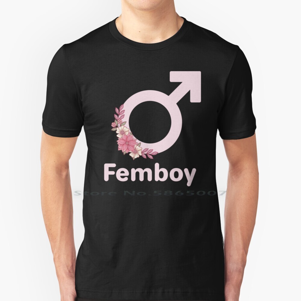 Femboy เสื้อยืดผ้าฝ้าย 100% ขนาดใหญ่ 6XL ของขวัญแฟชั่น
