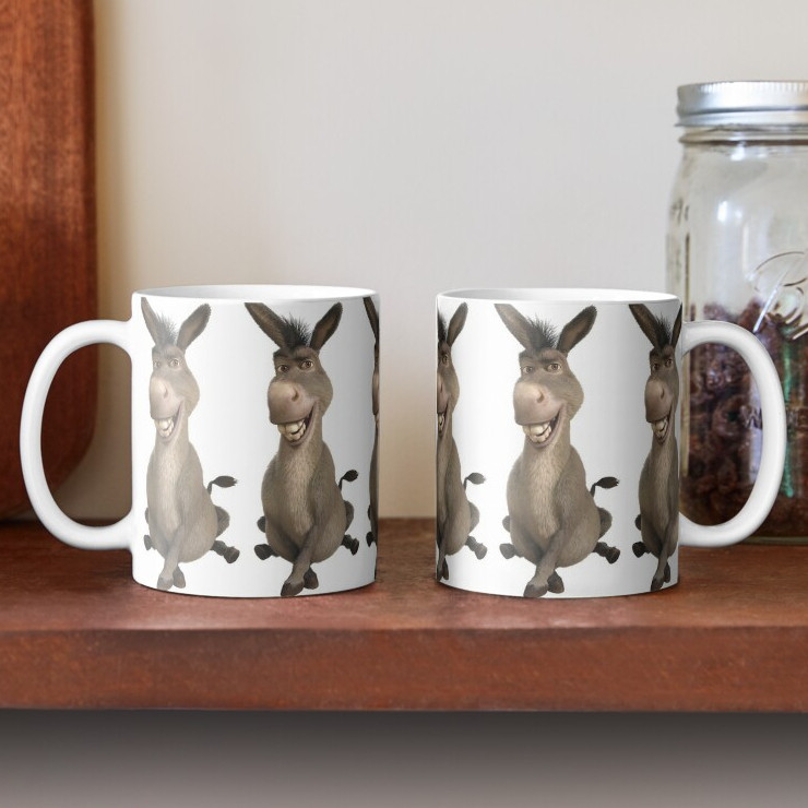 Donkey Shrek the Movie HKP33 แก้วเซรามิค